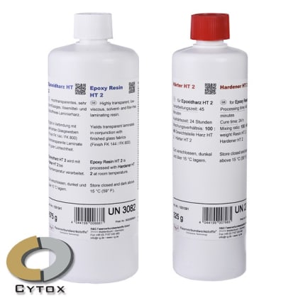 Epoxy Resin HT 2 + Hardener HT 2 (45 min)
