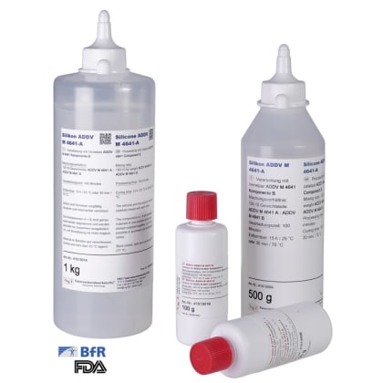 Silikonkautschuk ADDV M 4641 TRANSLUZENT (Packungen A + B)