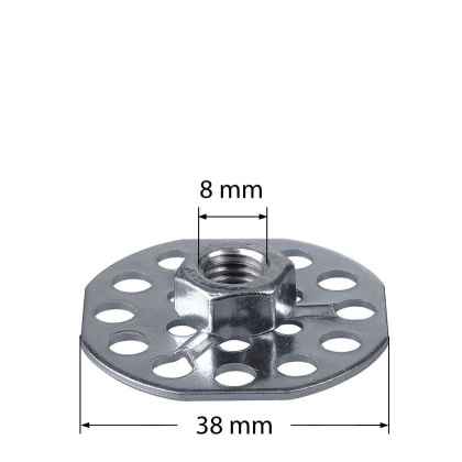 Composite Sechskantmutter MS F1 S 38 (M8)