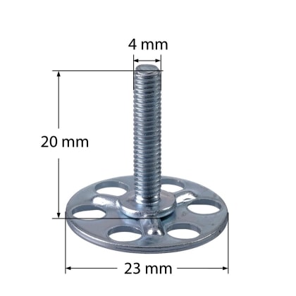 Composite Schraube MSM1 B23 (M4 x 20 mm) 
