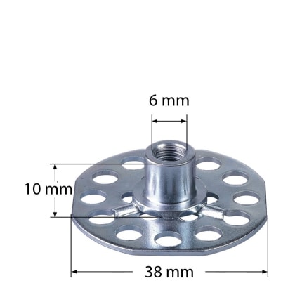 Composite Gewindebuchse MSF2 S38 (M6 x 10 mm)