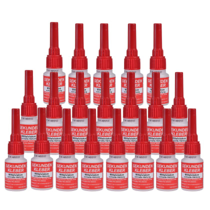 Superglue medium-viscosity, box/ 20 bottles with 20 g