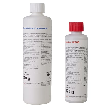 Epoxy Casting Resin (water-clear) + Hardener W 300 (300 min.) kit/ 675 g