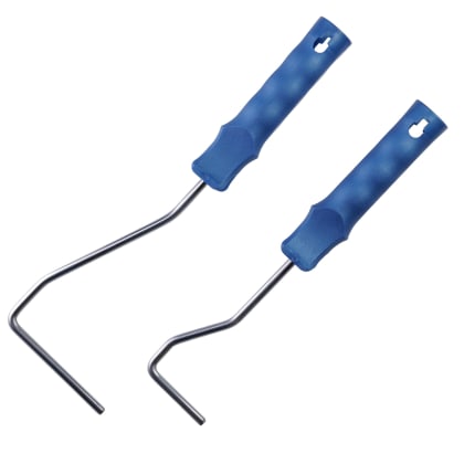 Steel frame for velour and moltopren rollers