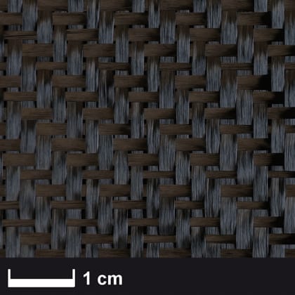 Carbon fabric 160 g/m² (twill weave) 100 cm