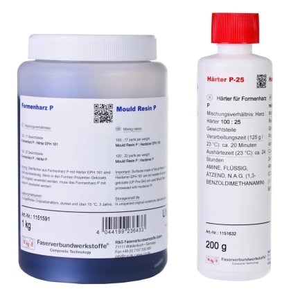 Mould Resin P + Hardener P-25 (20 min.) kit/ 1 kg
