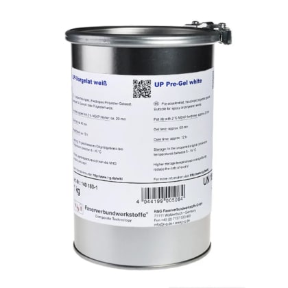 UP Pre-Gel white, tin/ 1 kg