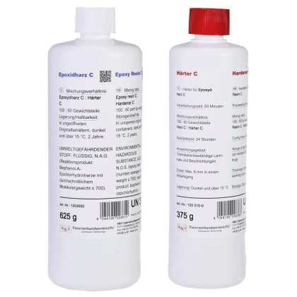 Epoxidharz C + Härter C (50 Min.) Packung/ 1 kg