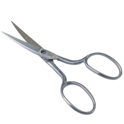 Fabric scissors curved (offset handles), 16 cm / 6" length