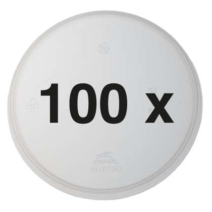Deckel, transparent (für PP-Mischbecher 550 + 1000 ml) PKG/ 100 St.