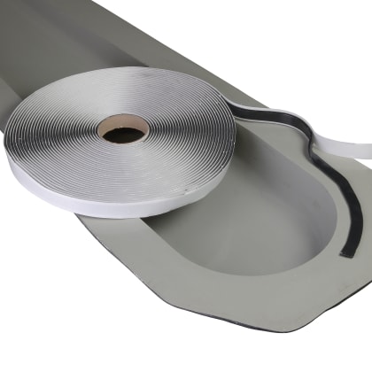 Vacuum sealing tape BLACK, 2.5 x 12 mm x 15 m (up to 120 °C)