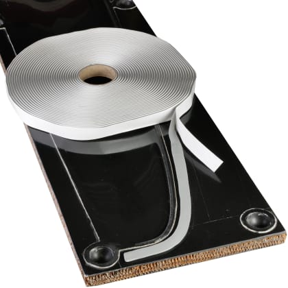 Vacuum sealing tape GREY, 3 x 12 mm x 15 m (up to 90 °C)