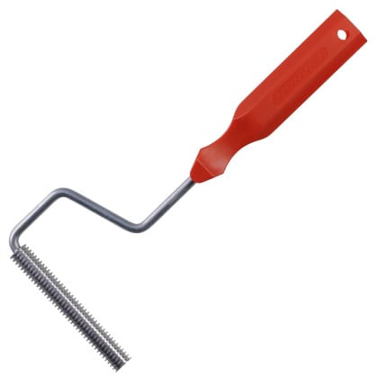 Alu-Entlüftungsroller (Querrillen), 100 mm / Ø 14 mm / L: 26 cm
