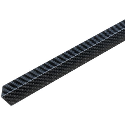 CARBON-Winkel L-Profil aus Carbon-Laminat (15 x 15 x 0,5) x 1000 mm