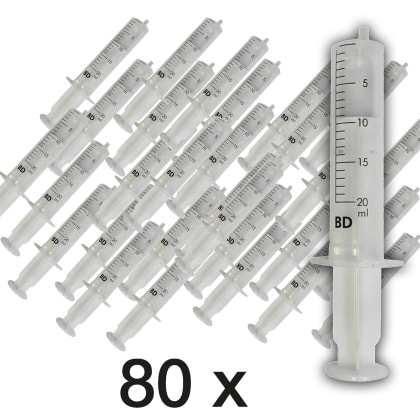 Dosierspritze 20 ml, Karton/ 80 Stk.