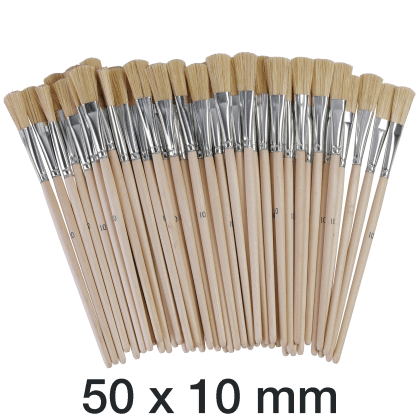 Laminierpinsel 10 mm, Packung/ 50 Stück
