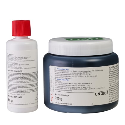 Formenharz P-N + Härter P-25 (20 Min.) Packung/ 400 g