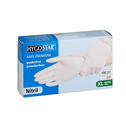 Nitrilhandschuhe SAFE PREMIUM (Größe XL) Karton/ 100 St.
