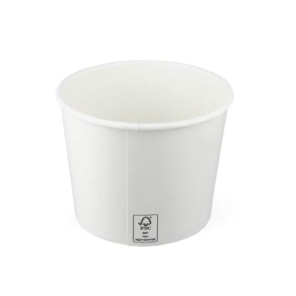 Mischbecher Pappe 300 ml (Ø 90/70 mm, H 70 mm)