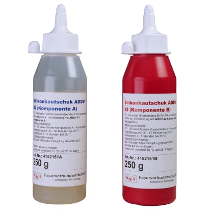 Silikonkautschuk ADDV-42 ROT, Packung/ 500 g