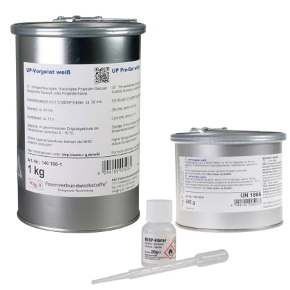 UP-Vorgelat weiß + MEKP Härter