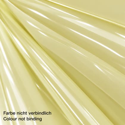 Ein gelber Hintergrund mit einer halbtransparenten, glänzenden Folie, die schräg über das Bild verläuft.