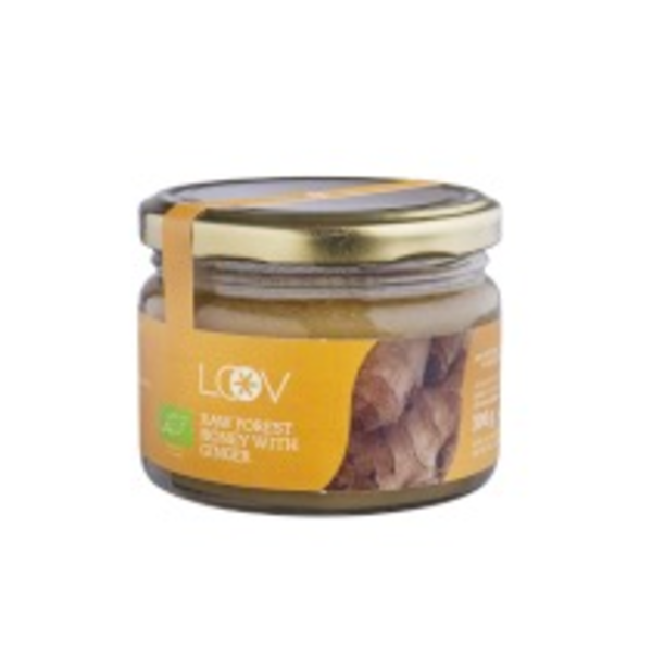 Produktfoto: Roher Wald-Honig mit Ingwer