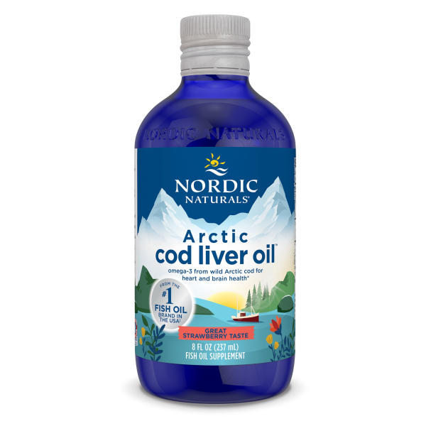 Produktfoto: Arctic Cod Liver Oil, Erdbeere, flüssig
