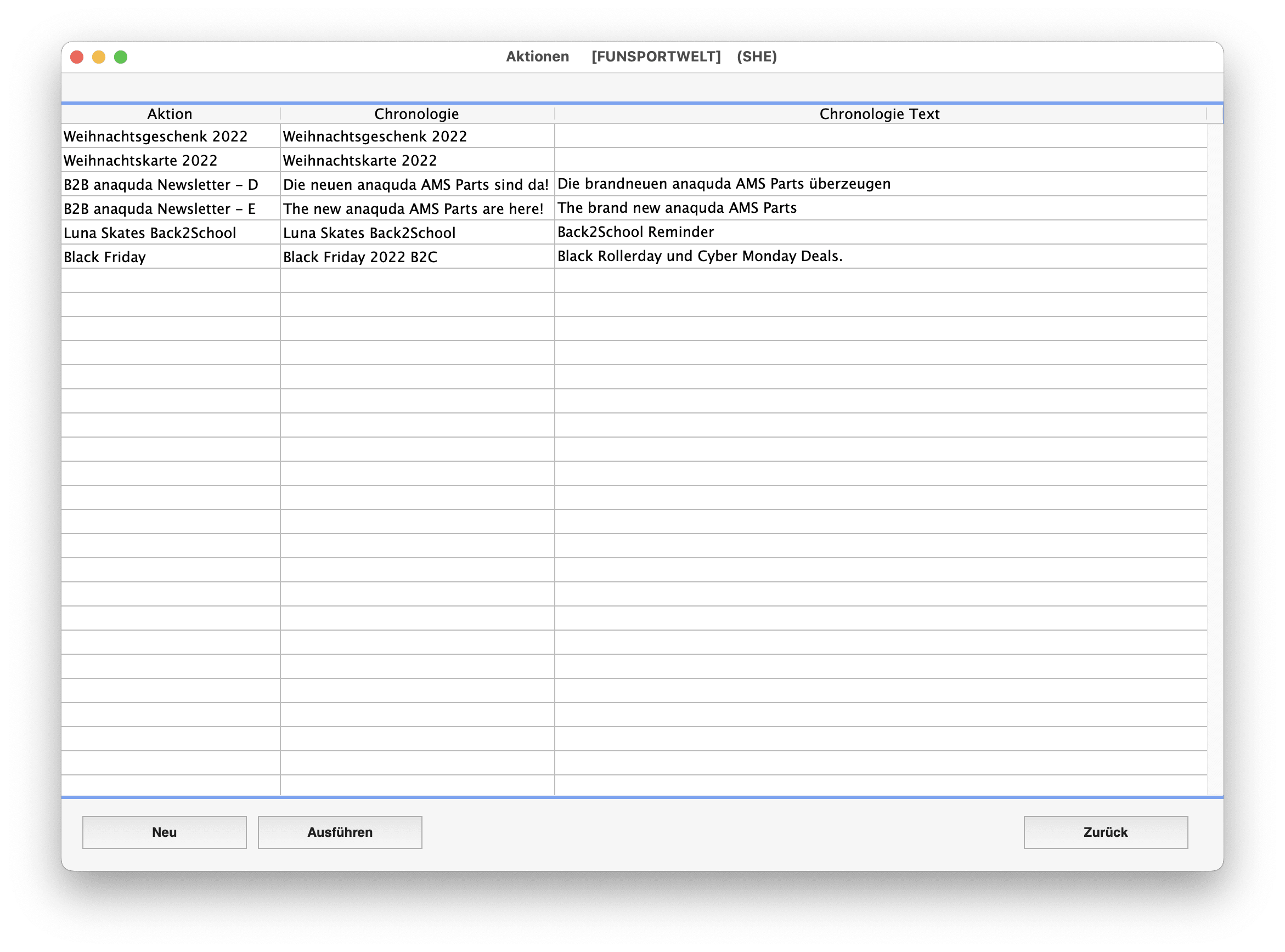 Sendinblue Kampagnen in deLUXE-ERP verwalten