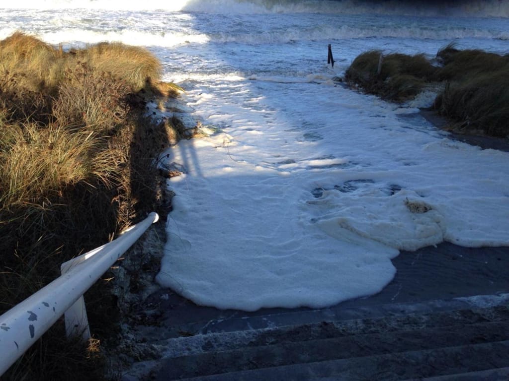 Sturmflut Strand Kühlungsborn Ostsee