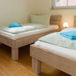 Betten im Kinderschlafzimmer der Whg. 17 in der Residenz Leuchtturm