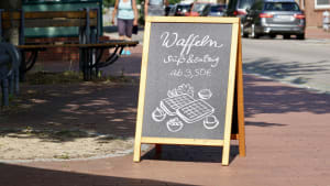 Waffeln essen in Rerik