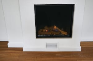 Kamin in der Ferienwohnung