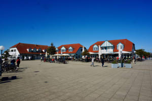 Restaurants am Haffplatz in Rerik