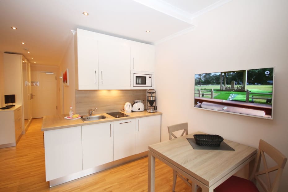 Apartment 10 Küche Küchenzeile des Apartment 10